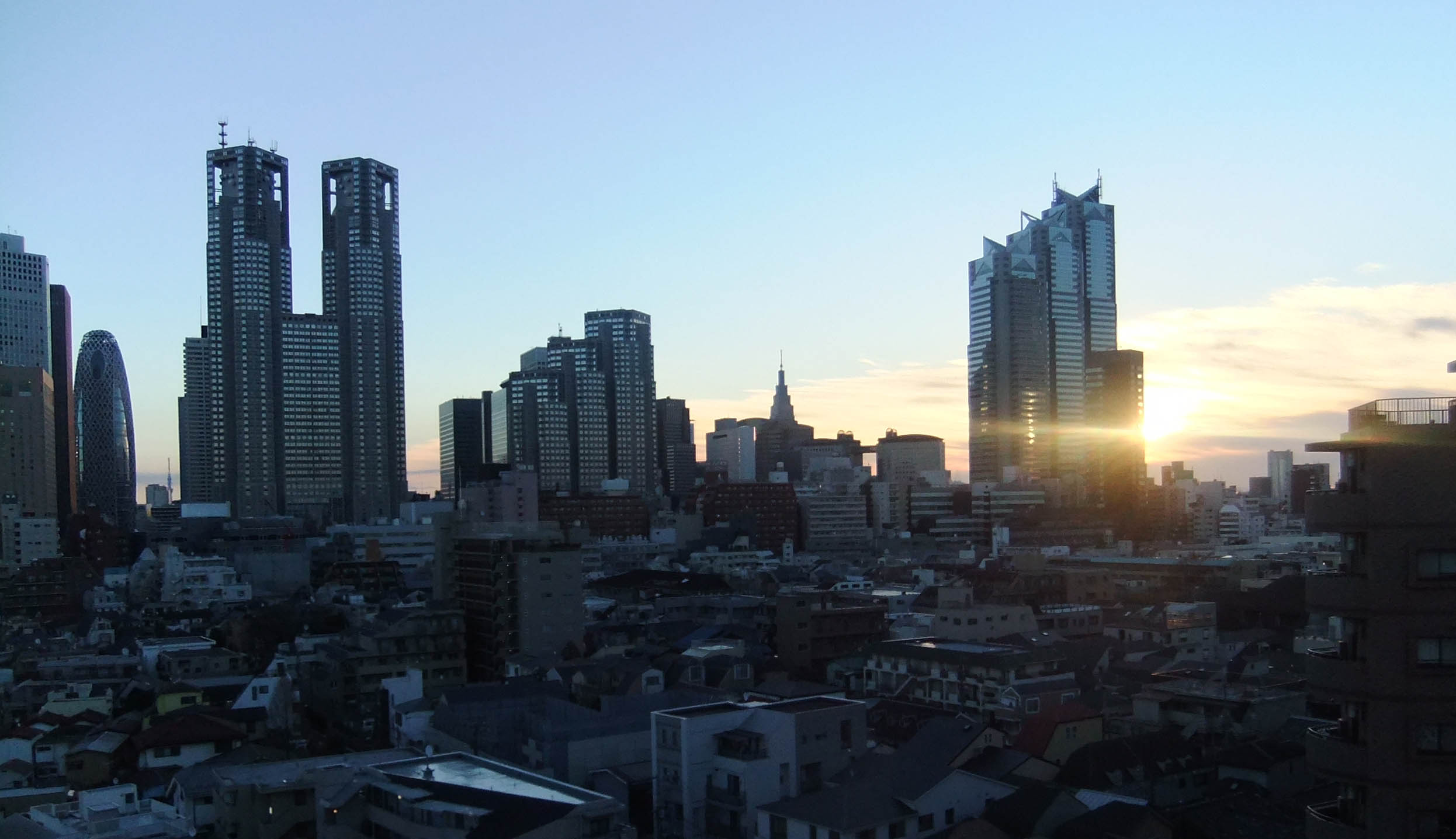 2013年1月1日東京通訳センターから見た初日の出